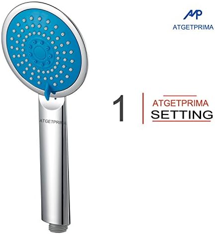 ATGETPRIMA Single Function Handheld Shower Head Chrome Hand Shower AS01BU