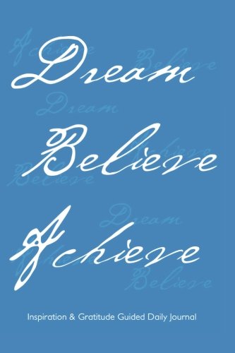 Inspiration & Gratitude Guided Daily Journal: 6"x9" notebook with blue cover 202 Pages undated daily prompts Two Page Spread per Day - Ideal journal ... images, drawings, doodles and free writing.