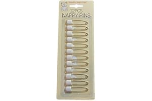 BEAUTIFUL BEGINNINGS Nappy pins 4 PACKS (48 nappy pins)