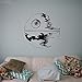 Produktbild Todesstern Star Wars Wandtattoo Weltraum Vinyl Aufkleber Galactic Empire Vinyl Decor Home Interior Raumgestaltung