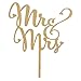 Produktbild Pixnor MR MRS Kuchen Hochzeit Cake Topper aus Holz Dekoration Hochzeit