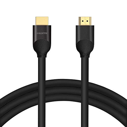 Omars® Premium Certificado Cable HDMI Ultra Velocidad Alta Soporte 21 Gbps 4k@60Hz (HDMI V2.0b), 1 Metro / 3 Feet Negro