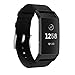 Produktbild 99native Für Fitbit Charge 3 / Sportuhr/Watch Edition Canvas Luxury Handgelenkband145-210mm Ersatz Verstellbare Uhrenarmband (Schwarz)