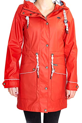 Preisvergleich Produktbild Schmuddelwedda, Damen Parka, Waterproof, Windproof, Farbe rot, XL, 64937940