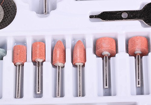 SPTA 216tlg Zubehörset fur Dremel,Proxxon Dremel Kabelgebundenes Multifunktionswerkzeug Schleifen, Schleifen, Polieren–3mm Schaft - 8