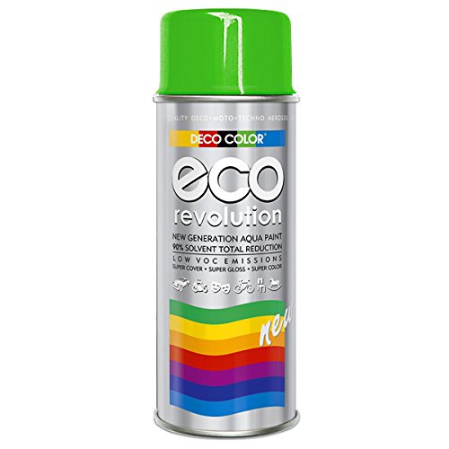 DC ECO Lackspray glänzend matt 400ml nach RAL freie Farbauswahl (gelb-grün glanz RAL 6018)