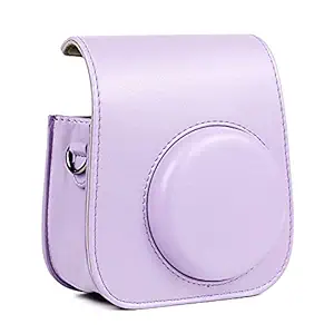 Stela Compatible Mini 11 Groovy Camera Case Bag for Fujifilm Instax Mini 11 8 8+ 9 Camera - Purple