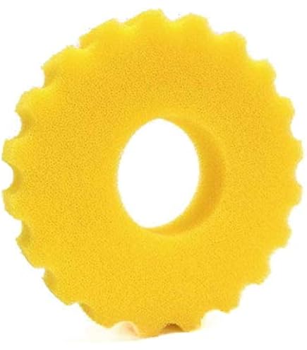 ABSOPRO 6er Set Filterschwämme – Fein & Grob, Gelb, 15 X 6,5 Cm, Für Aquarienfilter, Wasserdurchlässig