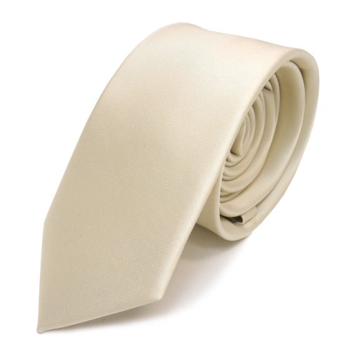 Estilo Elegante Diario TigerTie - Corbata Básica Para Hombre En Amarillo Sol - Estilo Clásico En Satén Corbata Poliéster Satén