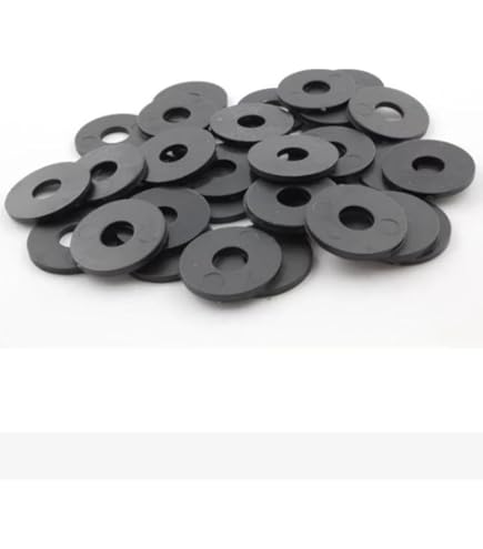 Nylon Unterlegscheiben M6 - 25 Stück Flache Scheiben Für Schrauben & Reparaturen