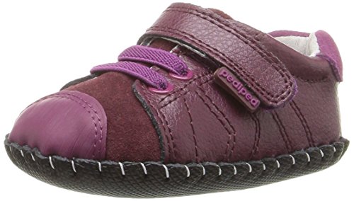 Pediped Baby Girls' Jake Standing Shoes, Red (Berry), 12-18 Months UK 19 EU