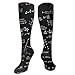 Produktbild NFHRREEUR Knee High Socks Math Formulas Teacher Gift Compression Socks Sports Athletic Socks Tube Stockings Long Socks Funny Personalized Gift Socks for Men Women Teens