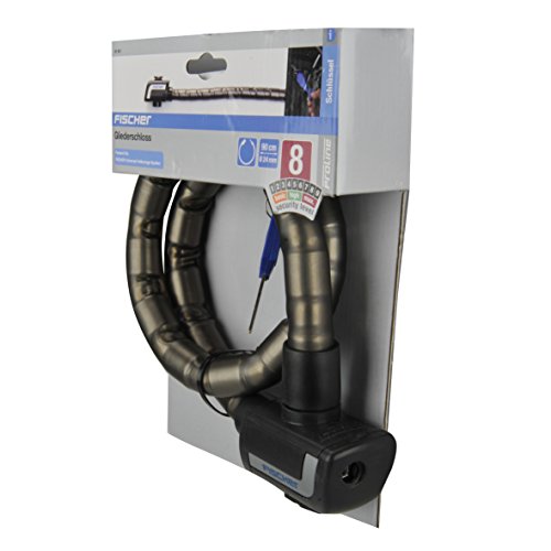 Fischer Gliederschloss, Länge 90cm, Durchmesser 24mm, Schwarz, 90 - 3