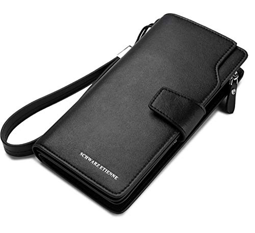 Preisvergleich Produktbild Brieftasche Herren Business Herren Lange Brieftasche Schnalle Reißverschlusstasche Koreanische Handytasche