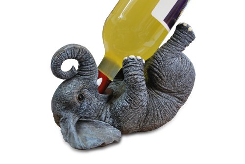 Der witzige Weinflaschenhalter / Getränkeflaschehalter – Der besoffene Elefant - 4