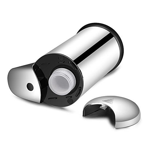 Tinxi® 500ml Automatische Seifenspender Berührungslose Infrarot-Sensor Seifenspender, Edelstahl Spender für Flüssigseife, Shampoo, Lotion, etc. … - 3