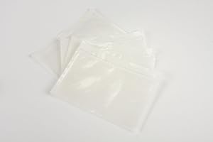 ODL PACKAGING Pack of 100 Document Enclosed Wallets (A5 (162mm x 225mm) Plain)