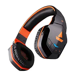 boAt Rockerz 510 Over-Ear Headphones with 20 Hours Battery, 50mm Drivers, Easy Tap Controls, Powerful Bass(Molten Orange)