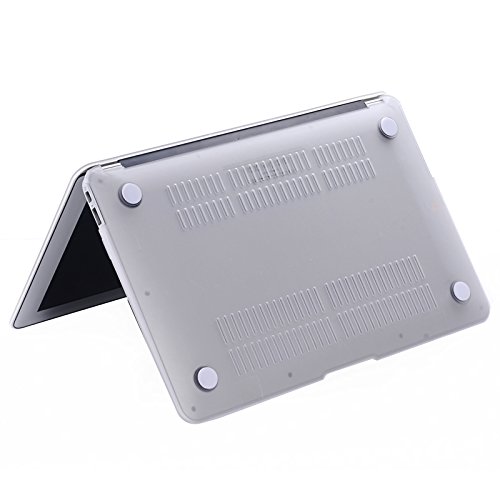 MAJESI – Macbook Air Hülle transparent 13 Zoll (33,8 cm) /+ gratis Ebook Tipps und Tricks für dein Macbook / Leicht Ultra Dünn Slim Plastik Kunststoff Hartschale Schutzhülle Hardcase Snap Case Cover Shell Gummibeschichtung Hartschale - 7