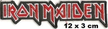 IRON MAIDEN - logo Iron or sew On Patch by Wonder Fullmoon