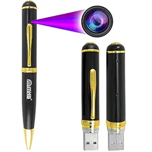 Spy Camera m mhb HD Spy Pen Camera Video/ Audio Hidden Recording,HD Sound Clearity Pen Wired Camera Updated Model Series-1 with Built in Memory.