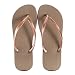 Unisex Casual Flip-flops Beach Slippers Anti-Slip House Slipper Light Brown