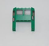 Lego 9V Eisenbahn TRAIN 7898 Krokodil Lokfront GR�N FRONT - Gebrauchte Bausteine