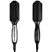 Molain Hair Straightener Ionic Straightening Brush Ceramic Brush Massage Detangling Comb Hair Iron with UK Plug