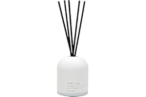 blomus French Cotton Lily White Room Fragrance Set, Concrete, coloured glass, plastic, 9 cm