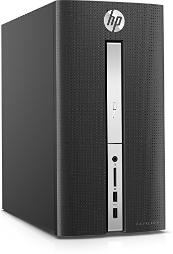 HP Pavilion (510-p150ng) Desktop PC (AMD Quad-Core A10-9700 APU, 8 GB RAM, 1 TB HDD, AMD Radeon R7, Windows 10 Home 64) schwarz - 2