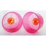 Zwerg Hamster oder Maus Laufrad in pink 12cm x 2Rollen