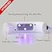 Upgraded LED Nail Lamp for Gel Nail Polish, 9W Portable Mini Powerful ULTRA FAST Curing Nail Dryer with Three Timers-AUTO shut off and USB + AC Power Supply White