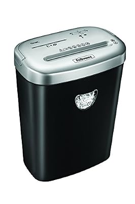Fellowes 53C 4653101 destructeur de documents coupe croisée 10 feuilles Gris et noir