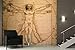 Produktbild Tapeten Da Vinci Vitruvian Man Wallpaper Wandbild 3D-Tapete Für Wände Tv Hintergrund
