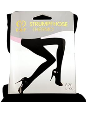 Blickdichte Damen Thermo Strumpfhose warme Winter Pantyhose mit Innenfleece