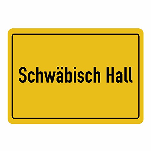 Preisvergleich Produktbild Mousepad Ortsschild Schwäbisch Hall schwarz