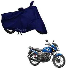 Mototrance Bike Body Cover Compatible with Honda CB Shine SP, Blue