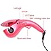 Ckeyin ® Mini Portable Super Quiet Automatic Hair Curler Hair Styling Tool (Rose)