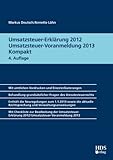 Image de Umsatzsteuer-Erklärung 2012/Umsatzsteuer-Voranmeldung 2013 Kompakt