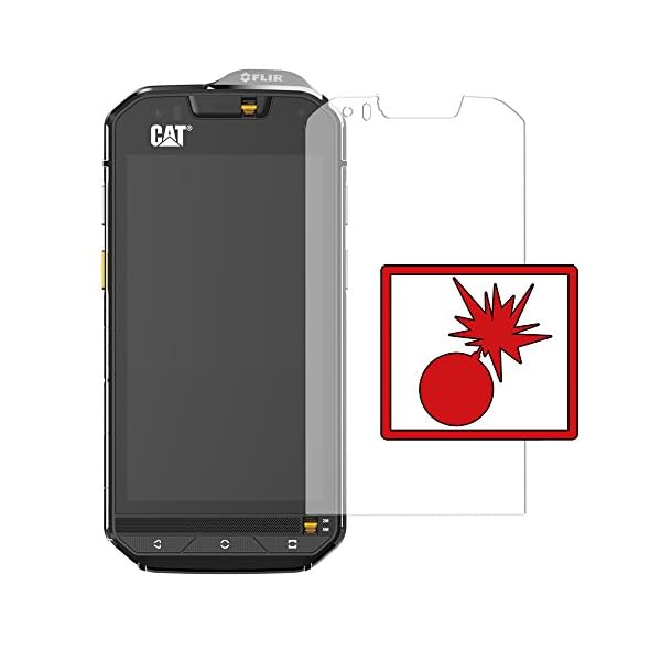 Slabo 2 x armor screen protector for Cat S60 screen protection protective film Shockproof CLEAR