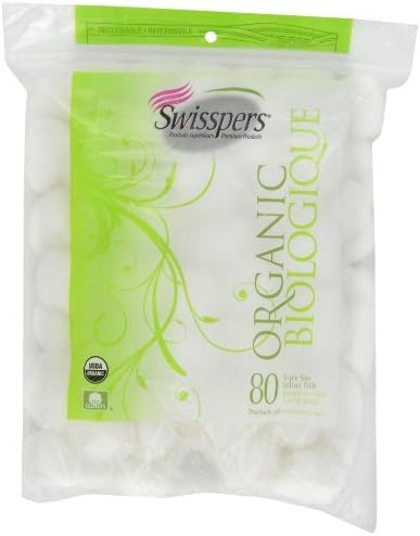 Cotton Balls, Organic 80 pieces