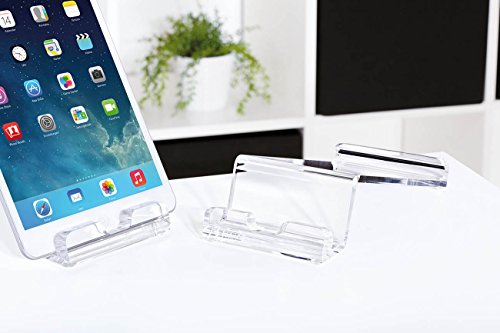 Wedo 601716 Universal Tablet Ständer (Cristallic, mit Haftung) glasklar - 2