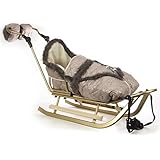 mit Fußrasten (Kunststoff)  mit Zugband schwarz