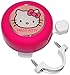 Produktbild alles-meine.de GmbH Fahrradklingel -  Katze - Hello Kitty  - Fahrrad für Kinder Bunt Kinderglocke - Mädchen Pink Rosa Katze Blume Metall - Kinderfahrrad