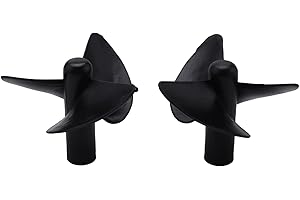 Luntus RC Boot Ersatz Teile Propeller Set für Flytec 2011-5 Angel Werkzeug KKDer Boot Fisch Finder Schiff Steil Positiv & Reverse Propeller, 2 StüCke