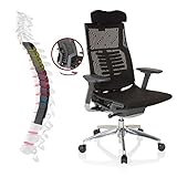 Die Lendenwirbelstütze orientiert sich an der menschlichen Wirbelsäule und unterstützt durch angepasste Geleinsätze optimal jede Bewegung des Oberkörpers