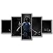 Produktbild WEPAINT Leinwand Malerei Film Alita Battle Angel Poster 5 Panel Moderne Wohnkultur Schlafzimmer Wandkunst Modulare Bild Leinwanddruck Kunstwerk, Rahmen, 40X60 40X80 40X100 cm