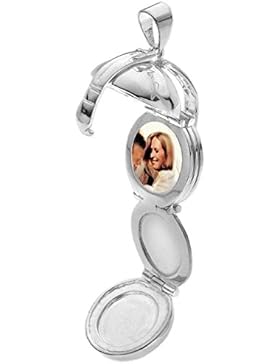 Schmuck-Pur Echt Silber Medaillon-Anhänger 