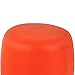 Coavas PU Bounded Leather Round Shape Comfortable Coffee Table Ottoman Footstools Ottoman,orange
