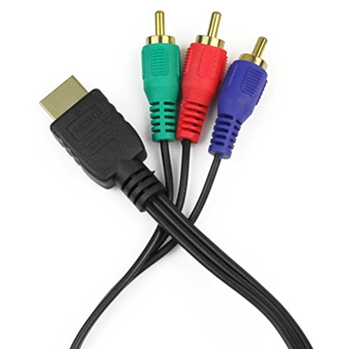 ROSENICE HDMI Kabel zu männlichen Audio-Video-Komponente 3-RCA Kabel für HDTV 1080p konvertieren 3ft 1m - 3